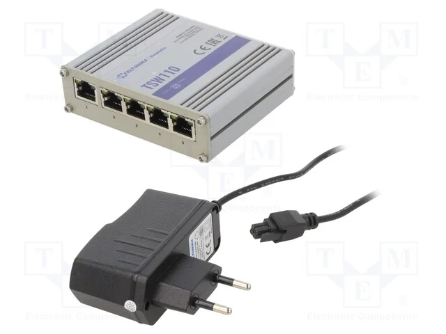 Switch Ethernet, não gerido, Número de portos: 5,.