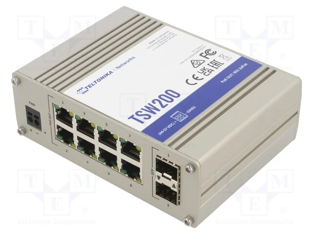 Switch PoE Ethernet, não gerido, Número de portos.