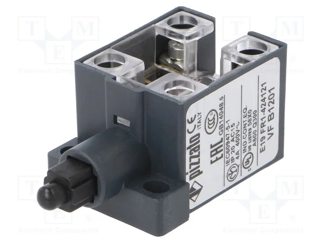 Interruptor Extremo, Mandril de Plástico, No X2, 10a, Max.400vac