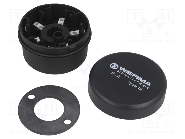 Acessórios para Sinalizadores: Base, Preta, 70x26,5mm