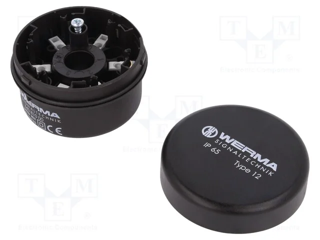 Acessórios para Sinalizadores: Base, Preta, 70x26,5mm