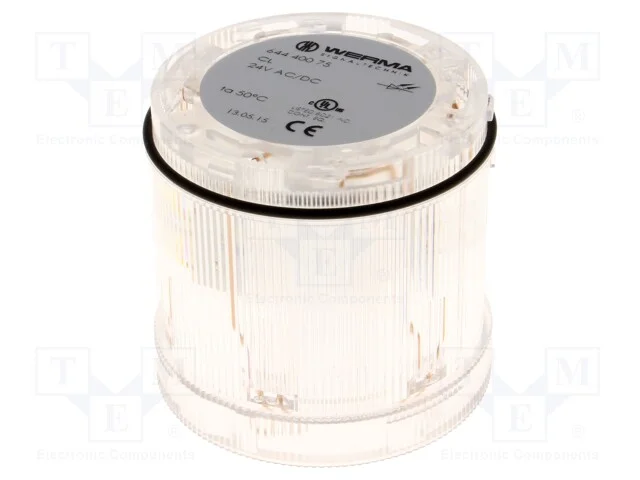 Sinalizador: Luminoso, Led, Branca, 24vdc, 24vac, Ip65, 70x65mm