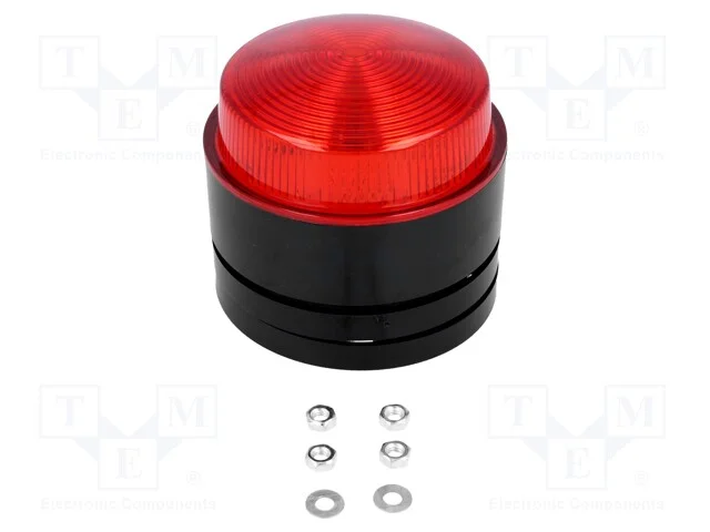 Sinalizador: luminoso, luz com flash, vermelho, X.