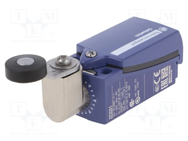 Interruptor Extremo, Alavanca R 33mm, Rolo Plástico 19mm
