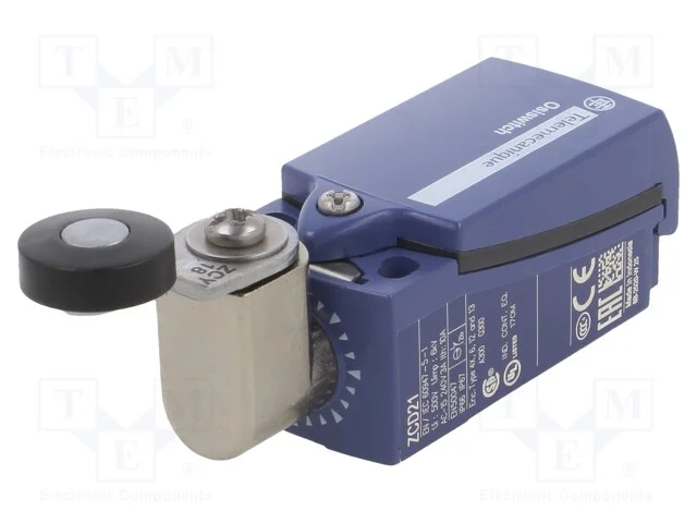 Interruptor Extremo, Alavanca R 33mm, Rolo Plástico 19mm