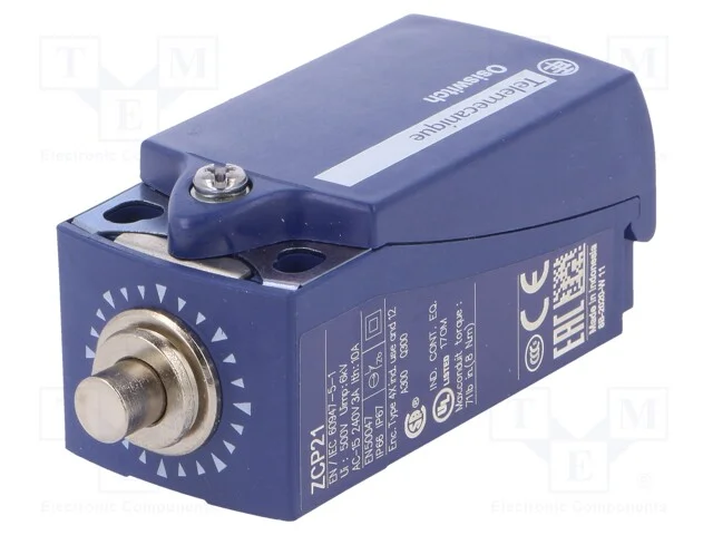 Interruptor Extremo, Haste 7mm, No + Nc, 10a, Max.250vac, Pg11