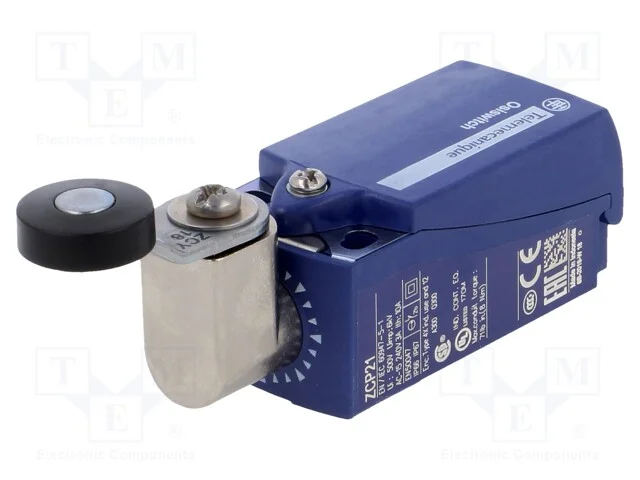Interruptor Extremo, Alavanca R 33mm, Rolo Plástico 19mm