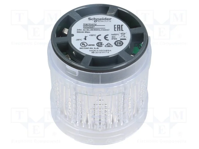 Sinalizador: Luminoso, Led, Branca, 24vdc, 24vac, Ip65, 60mm
