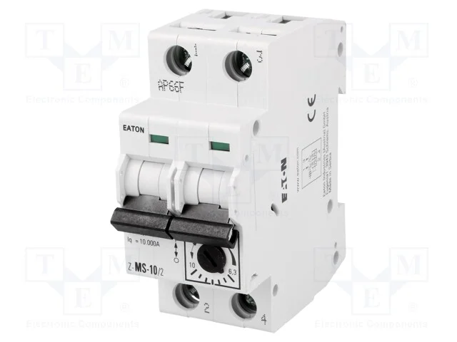 Disjuntor de Motor, 4kw, 220÷440vac, para Trilho Din, 6,3÷10a
