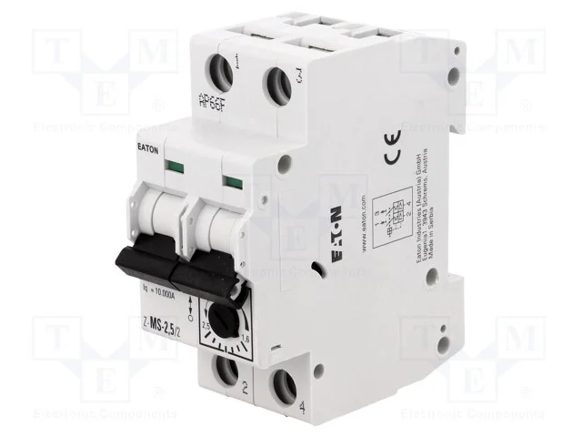 Disjuntor de Motor, 0,75kw, 220÷440vac, para Trilho Din, Ip20