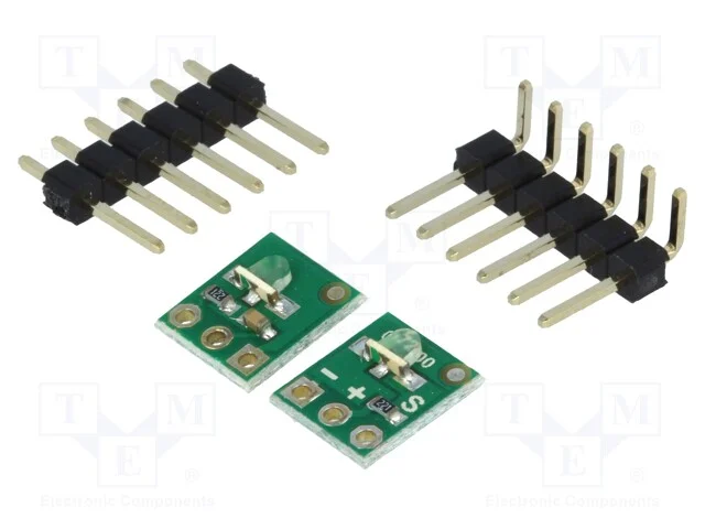 Sensor: dist&acirc;ncia, refletivo, 5VDC, Ch: 1, 7,6x8,.