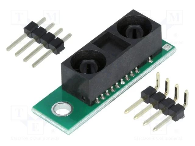Sensor: dist&acirc;ncia, infravermelho, 2,7&divide;3,6VDC, ana.