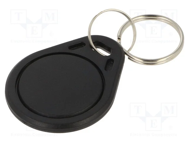 Porta-chaves RFID, ISO/IEC14443-3-A, pl&aacute;stico, pr.