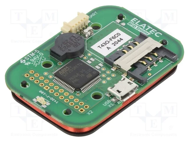 Leitor RFID, 4,3&divide;5,5V, antena, Cobertura: 100mm, .