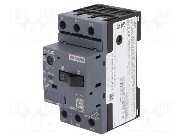 Disjuntor de Motor, 4kw, 220÷690vac, para Trilho Din