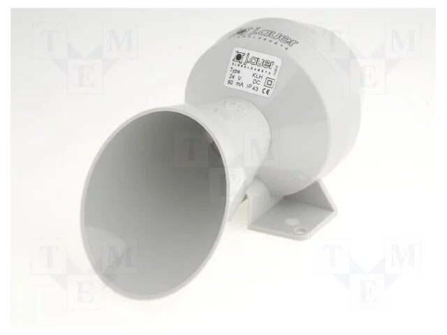 Sinalizador: sonoro, buzzer, 24VDC, 92dB, KLH, IP.