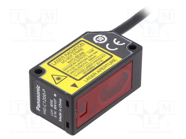Sensor: distância, laser, reflexão, Cobertura: 20.