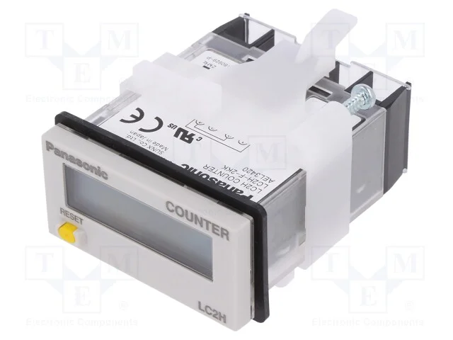 Contador: electrónico, LCD, impulsos, 99999999, I.