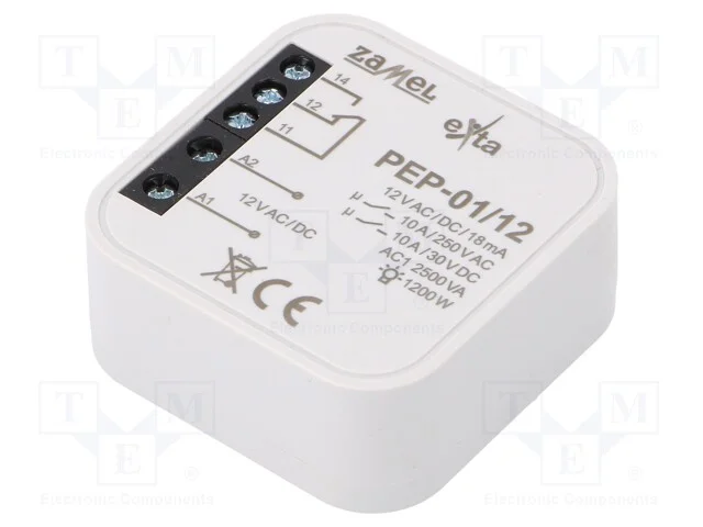 Relé, em Caixa de Junção, 12vac, 12vdc, Ip20, -10÷55c