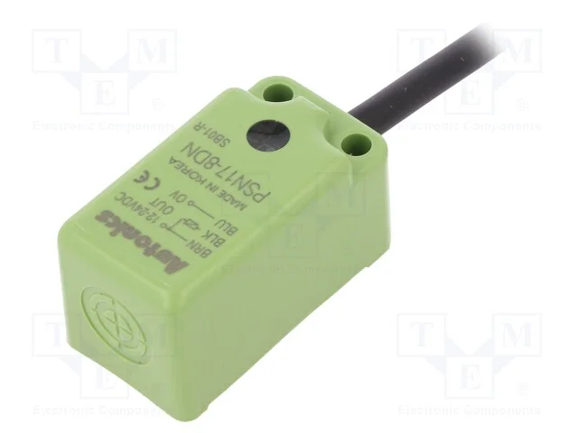 Sensor: Indutivo, 0&divide;8mm, Npn / No, Uten: 10&divide;30vdc, 200ma, Cabo 2m