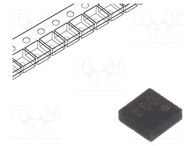 Sensor: campo magn&eacute;tico, 1,7&divide;5,5VDC,3VDC, 2,5kHz,.