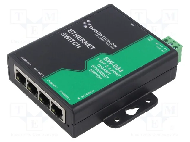 Switch Ethernet, não gerido, Número de portos: 5,.