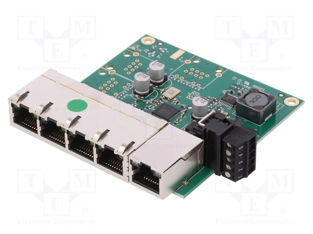 Switch Ethernet, Não Gerido, Número de Portos: 5, 5÷30vdc, Rj45