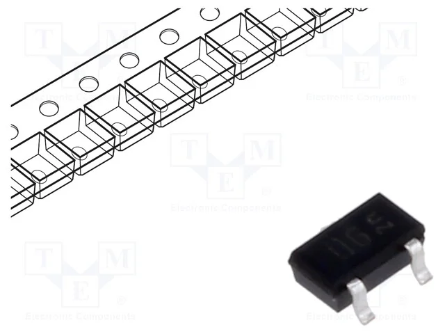 Sensor: Halla, unipolar, SC59, 5÷13,5mT, Uten: 2,.