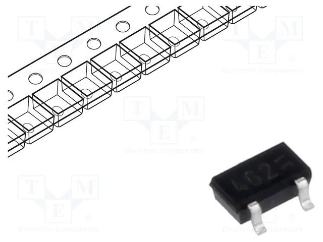 Sensor: Halla, com trinco, SC59, -3,5÷3,5mT, Uten.