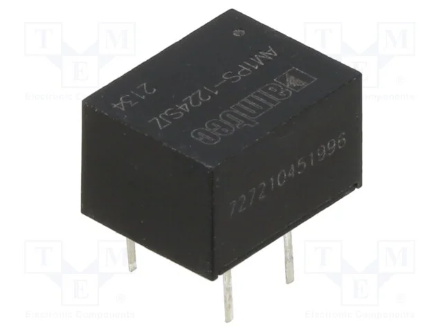 Indutor: Dc/Dc, 1w, Uent: 10,8&divide;13,2v, Usai: 24vdc, Isai: 42ma, Dip8