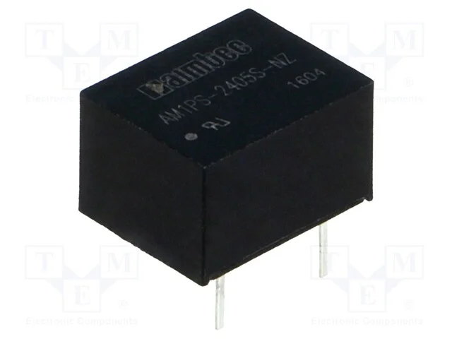 Indutor: Dc/Dc, 1w, Uent: 21,6&divide;26,4v, Usai: 5vdc, Isai: 200ma, Dip8