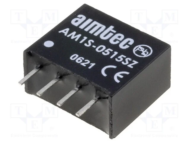 Indutor: Dc/Dc, 1w, Uent: 4,5&divide;5,5v, Usai: 15vdc, Isai: 67ma, Sip4