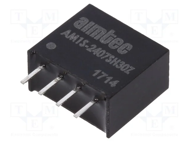 Indutor: Dc/Dc, 1w, Uent: 21,6&divide;26,4v, Usai: 7,2vdc, Isai: 139ma, Sip4