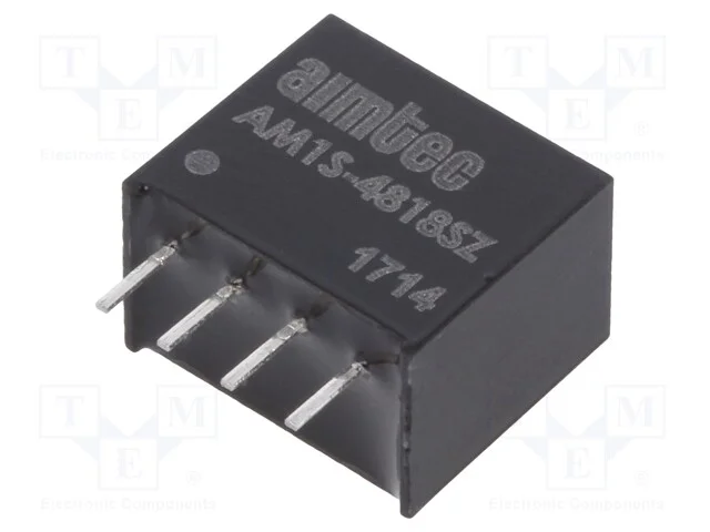 Indutor: Dc/Dc, 1w, Uent: 43,2&divide;52,8v, Usai: 18vdc, Isai: 56ma, Sip4