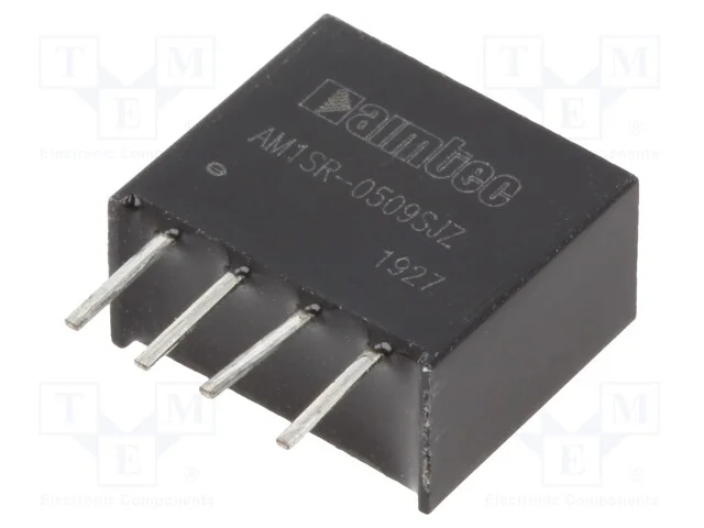 Indutor: DC/DC, 750mW, Uent: 4,75&divide;5,25V, Usai: 9V.