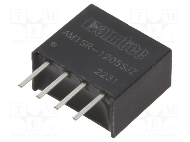 Indutor: DC/DC, 0,75W, Uent: 11,4&divide;12,6V, Usai: 5V.