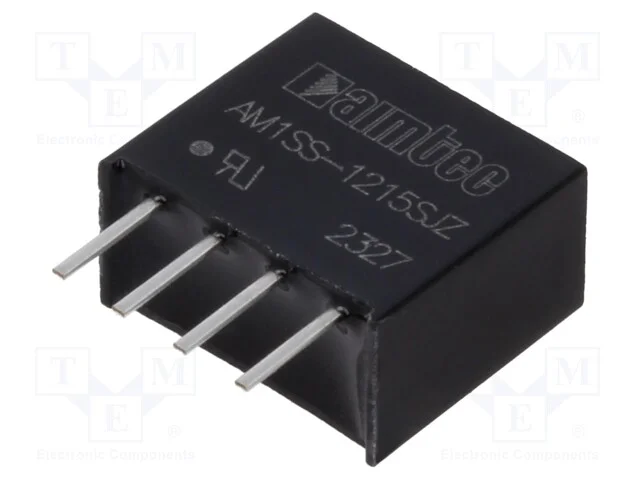 Indutor: DC/DC, 1W, Uent: 10,8&divide;13,2V, Usai: 15VDC.