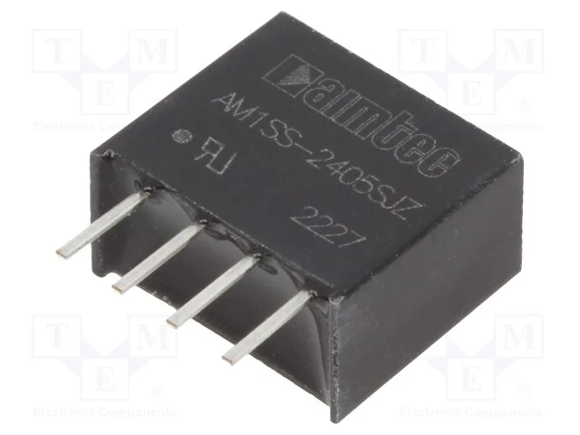 Indutor: DC/DC, 1W, Uent: 21,6&divide;26,4V, Usai: 5VDC,.
