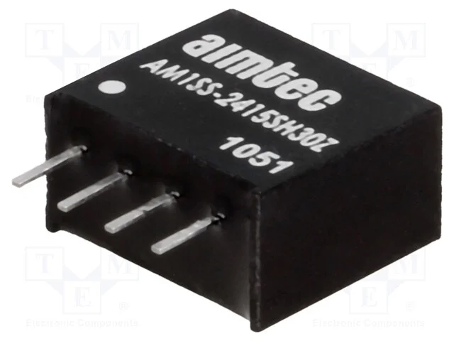 Indutor: DC/DC, 1W, Uent: 21,6&divide;26,4V, Usai: 15VDC.