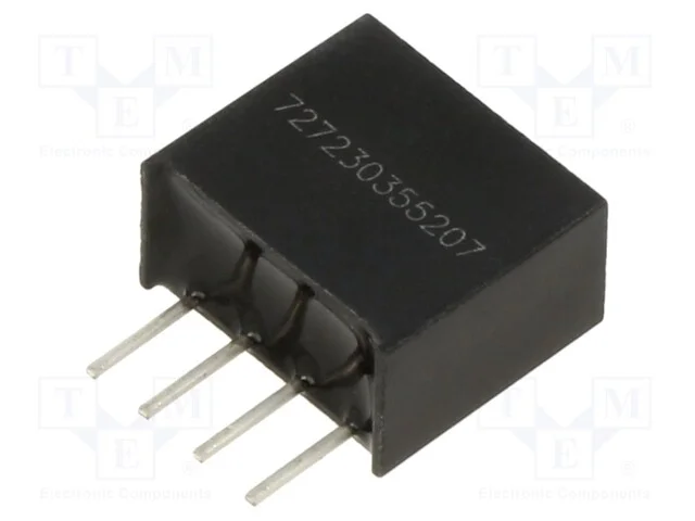 Indutor: DC/DC, 1W, Uent: 21,6&divide;26,4V, Usai: 24VDC.