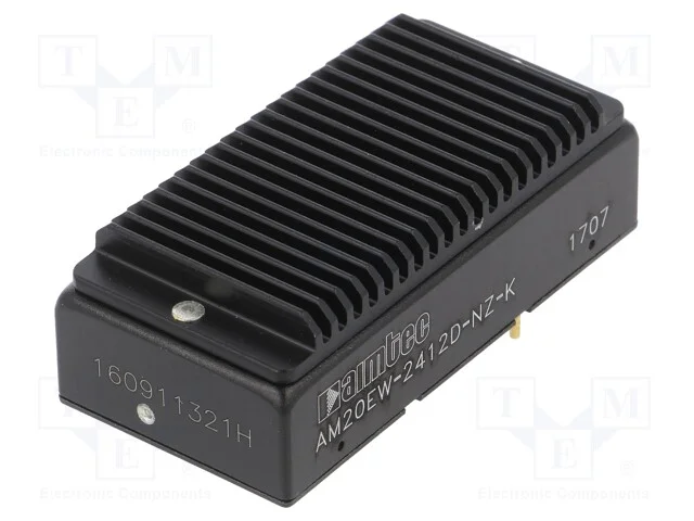 Indutor: DC/DC, 20W, Uent: 9&divide;36V, Usai: 12VDC, Us.