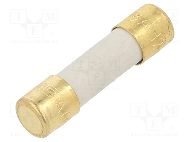Fusível: Baixa Tensão, Retardado, 8a, 250vac, 150vdc, Smd, 5x20mm