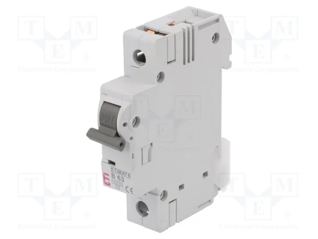 Disjuntor Contra Sobreintensidades, 230/400vac, Inom: 63a, Car: B