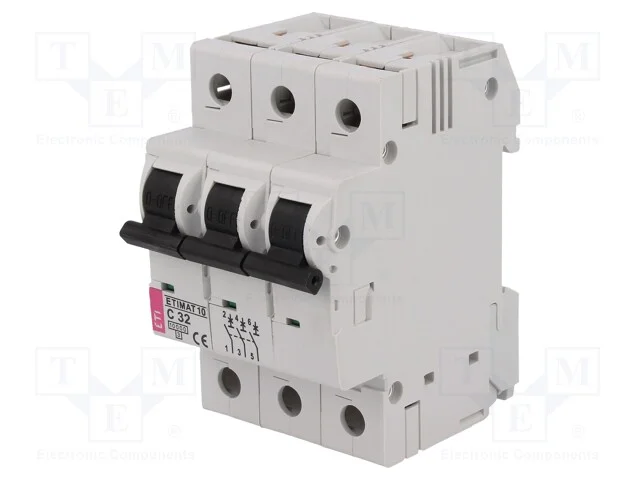 Disjuntor Contra Sobreintensidades, 230/400vac, Inom: 32a, Car: C