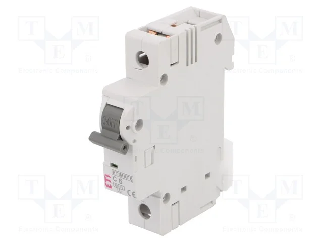 Disjuntor Contra Sobreintensidades, 230/400vac, Inom: 6a, Car: C