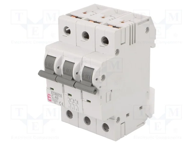 Disjuntor Contra Sobreintensidades, 230/400vac, Inom: 40a, Car: C