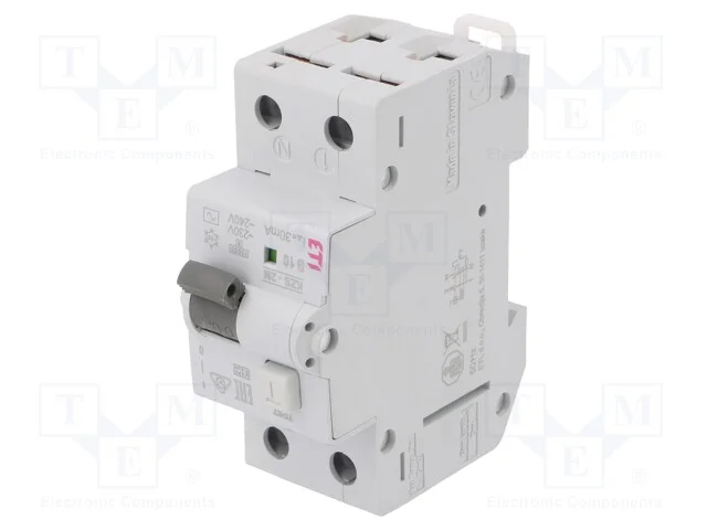 Interruptor de Circuito Diferencial, Inom: 10a, Polos: 2, Ip20