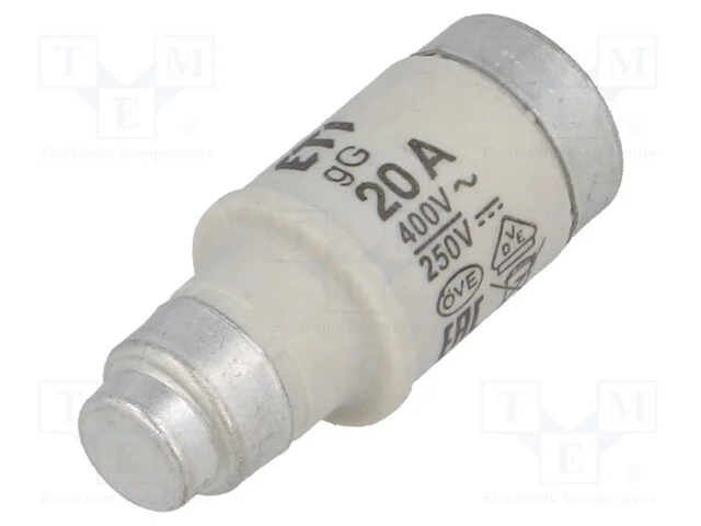 Fusível: Baixa Tensão, Gg, 20a, 400vac, 250vdc, Cerâmico, D02, D0