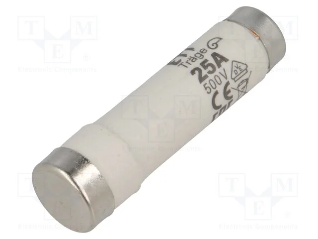 Fusível: Baixa Tensão, Gg, 25a, 500vac, 500vdc, Cerâmico, Di, D