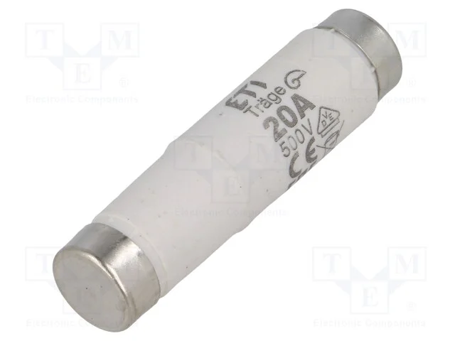 Fusível: Baixa Tensão, Gg, 20a, 500vac, 500vdc, Cerâmico, Di, D